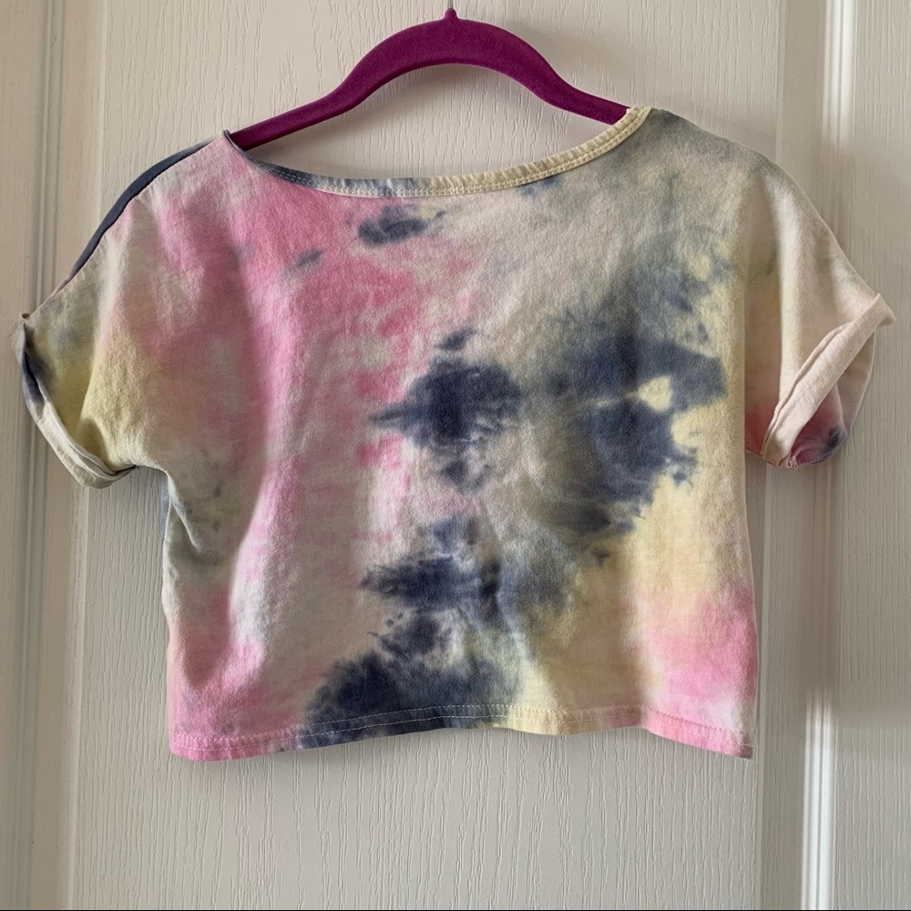 Cropped tie dye tee - Picture 2 of 4